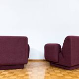 Modular Lounge Chairs model 5303 by Oelsa 1970's Germany, Set of 2