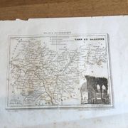 Map engraving Tarn and Garonne