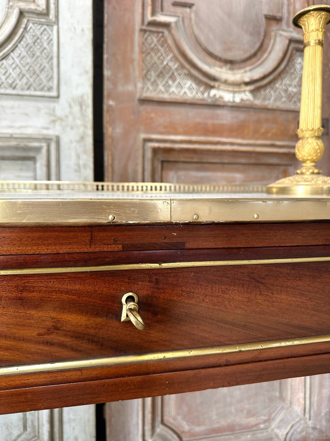 Louis XVI mahogany console