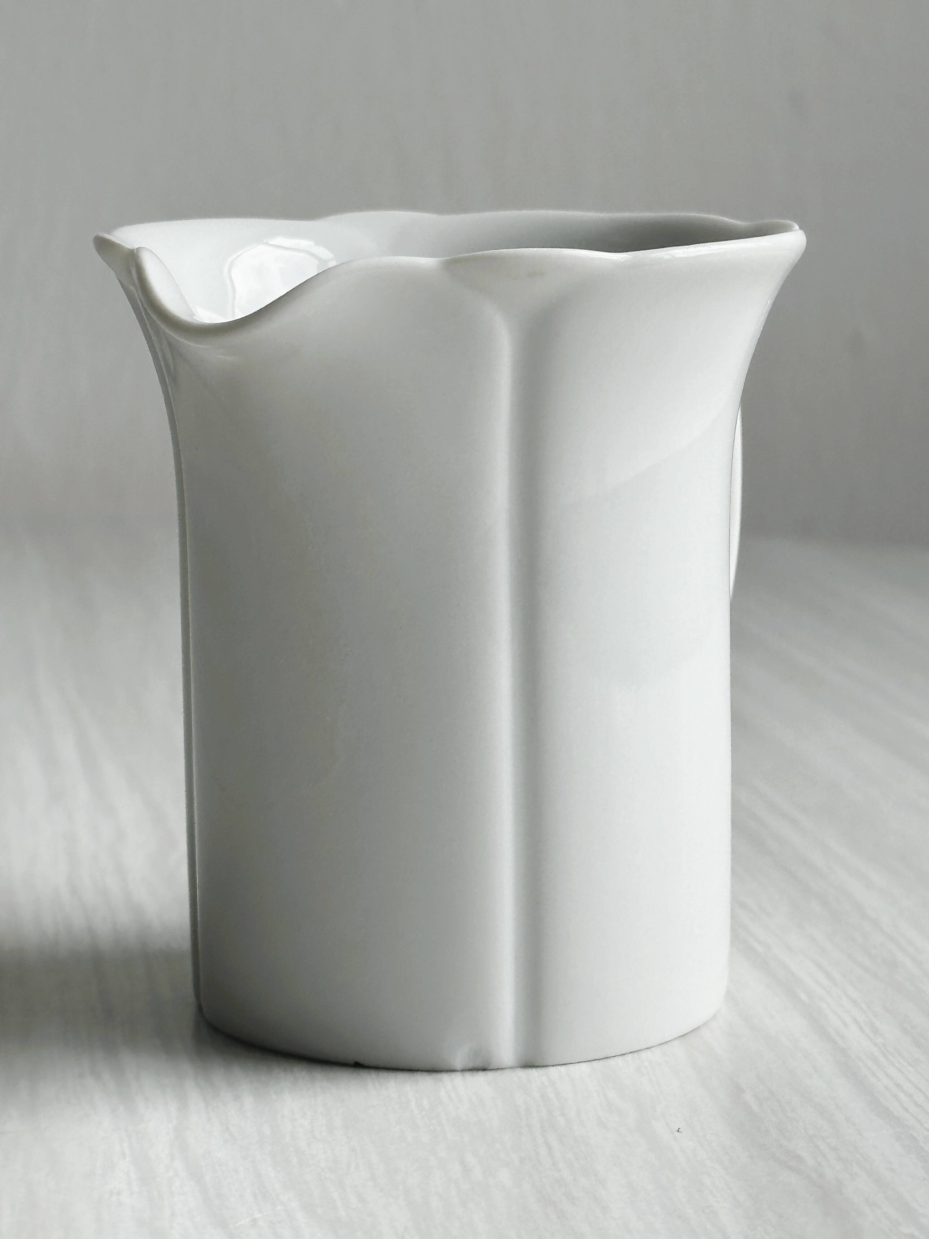 White porcelain sauce boat