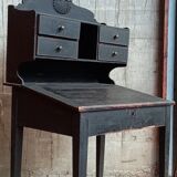 19th-century writing desk in pine