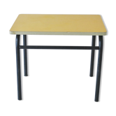 Yellow schoolboy table