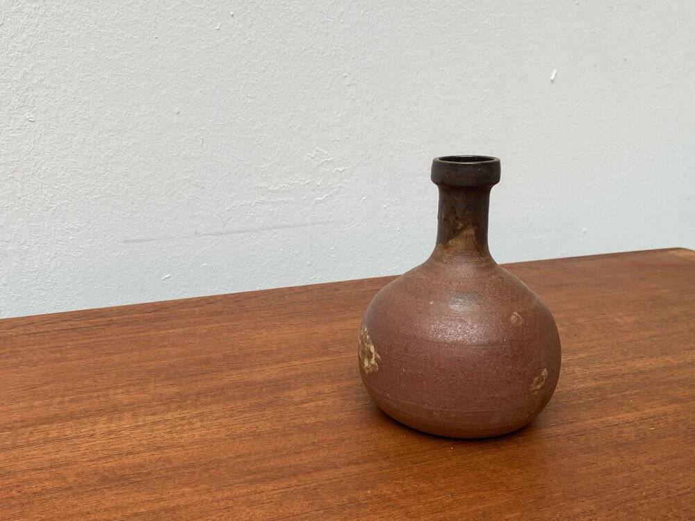 Mid-century German studio pottery vase by Melitta Teubner, 1960s.