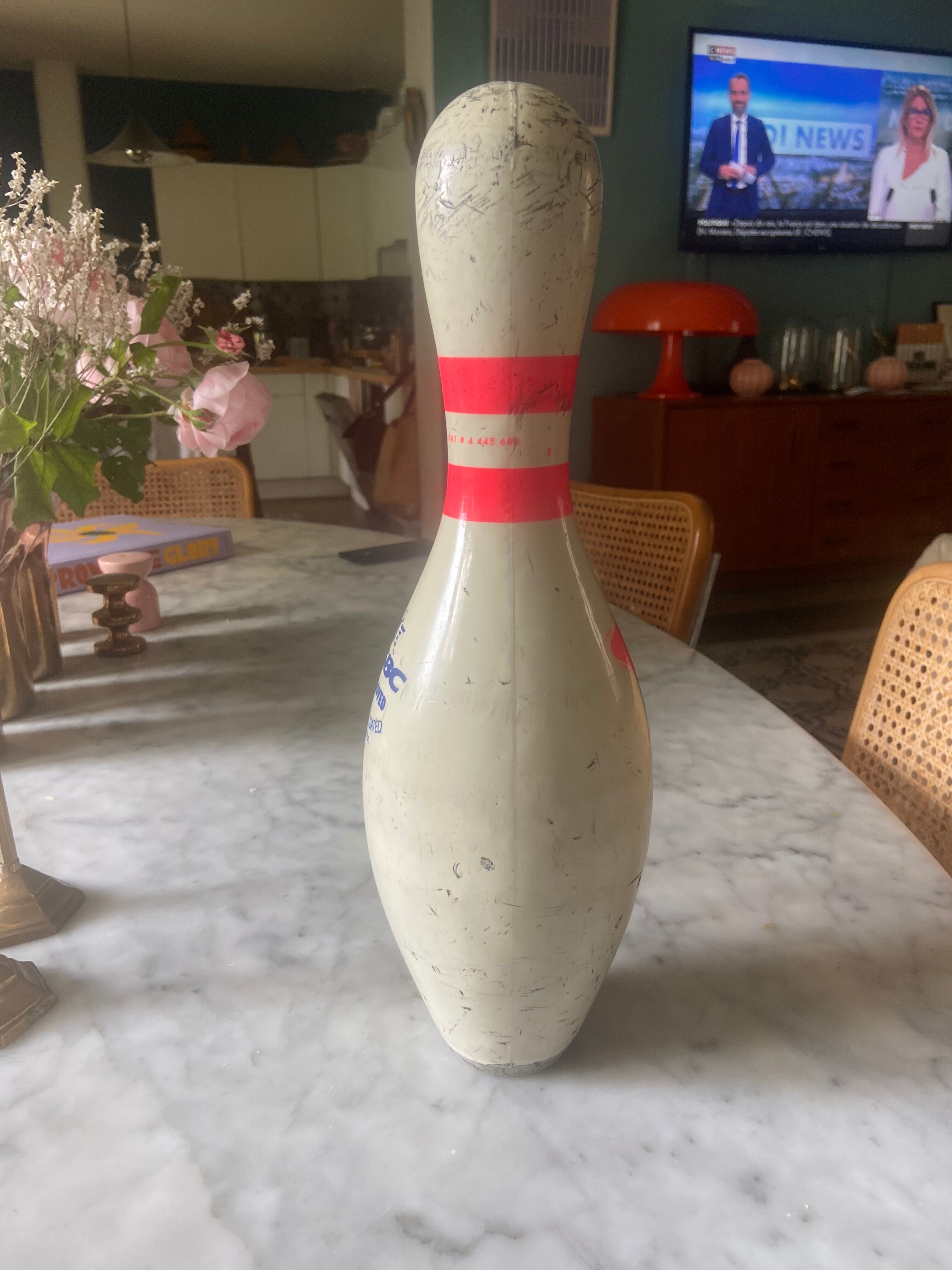 Vintage bowling keel made in USA