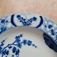 Antique hollow plate Creil and Montereau Japan / Monet blue