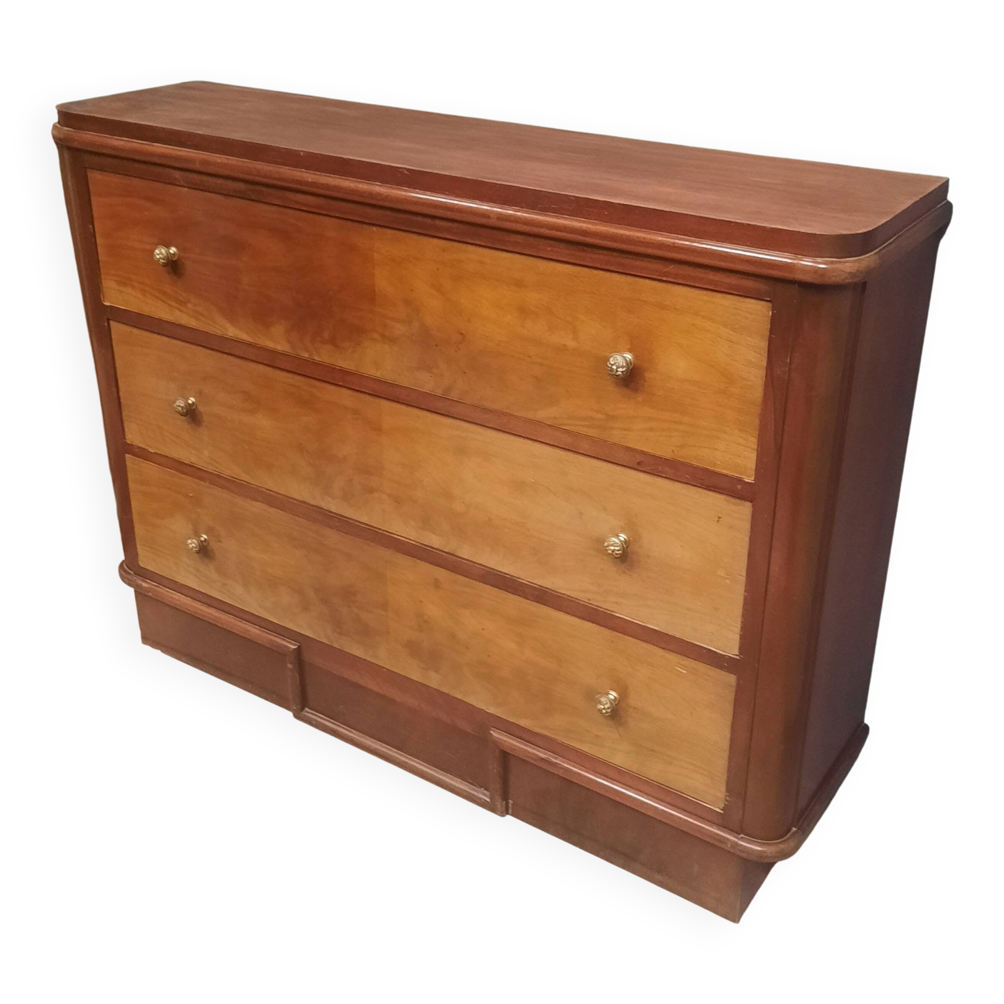 Commode en plaquage  des années 1930