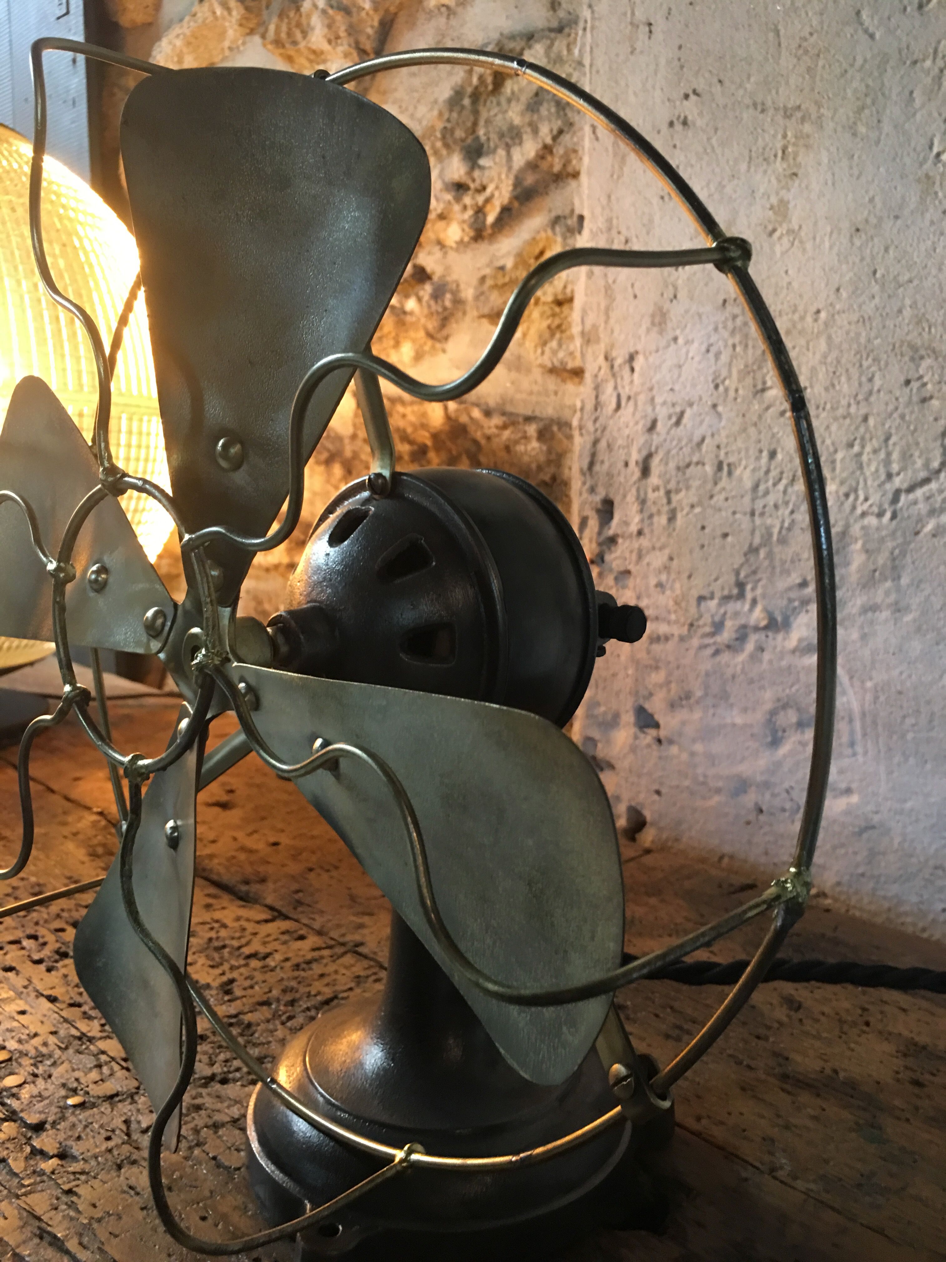 Former fan cast iron and brass 1930