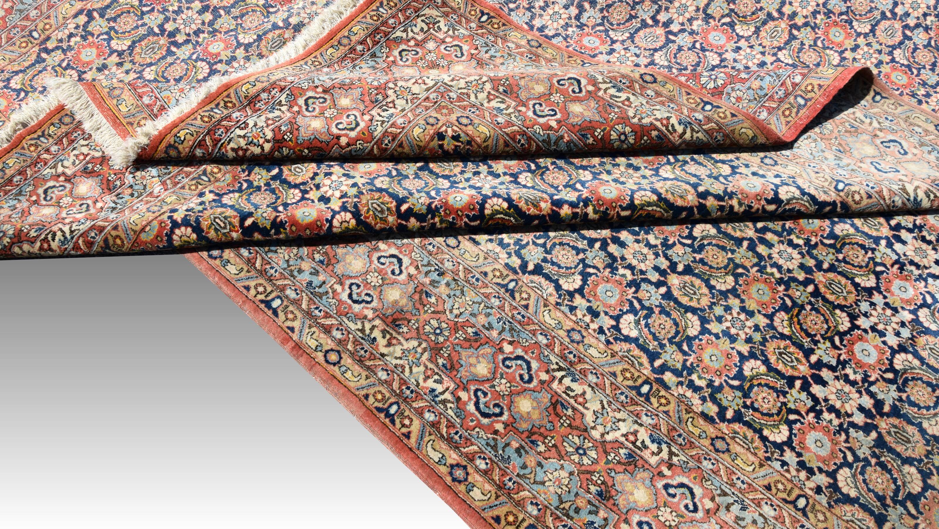 Iran GHOUM oriental rug - : 3.33 X 2.35 Meters -