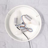 Luminous mirror in opaline glass