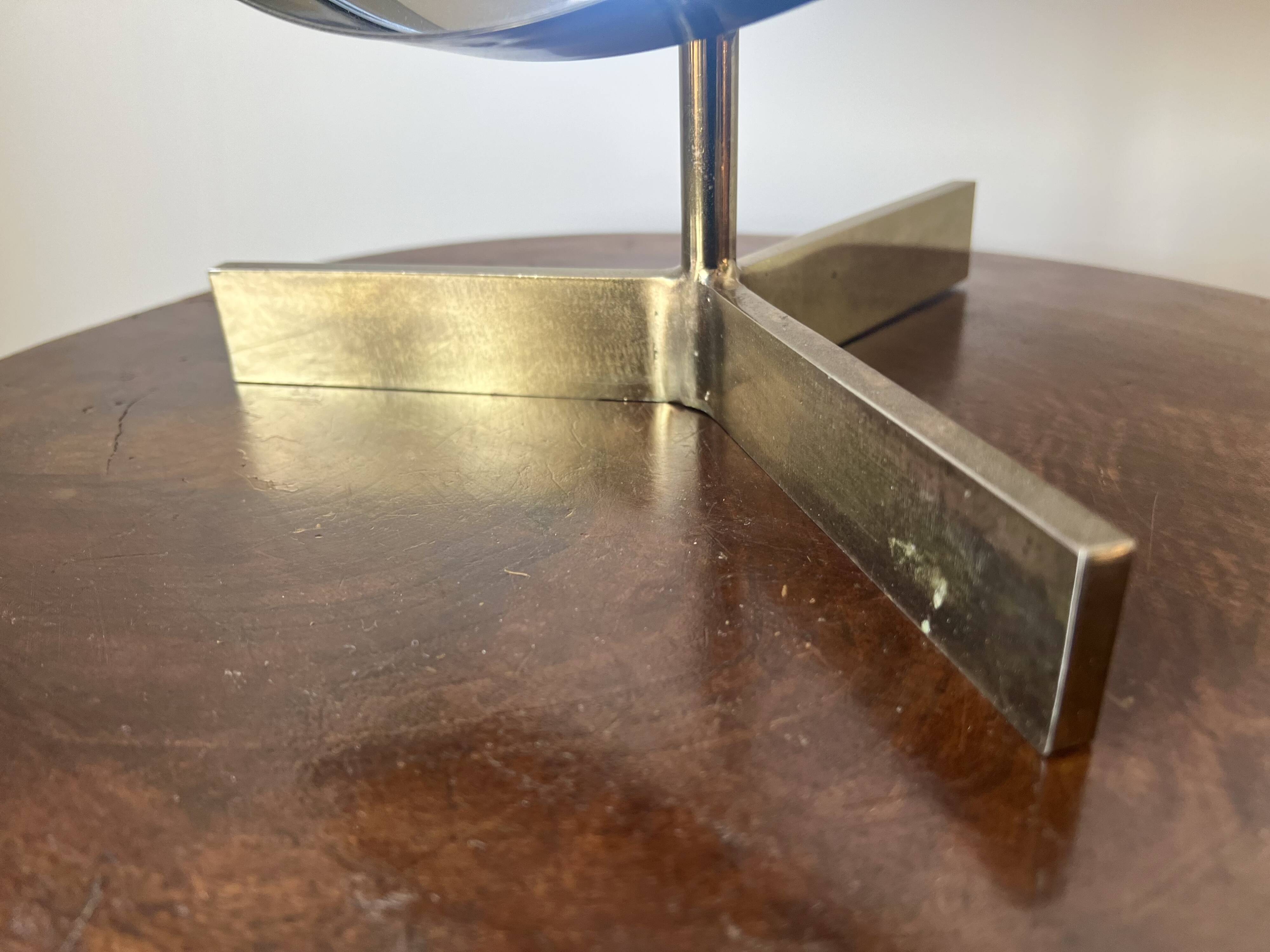 Mid century brass mirror by Durlston Designs, England 1960s