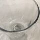 Glass on foot - blown glass bubble late nineteenth early twentieth