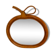 Mirror Apple rattan & bamboo