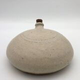 Ancienne bouillotte ronde en grès