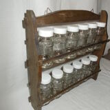 Vintage spice shelf