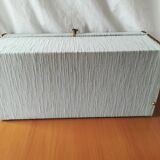 Vintage wood and fabric box