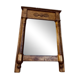 miroir en bois doré