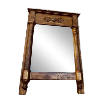 Gilded wooden mirror