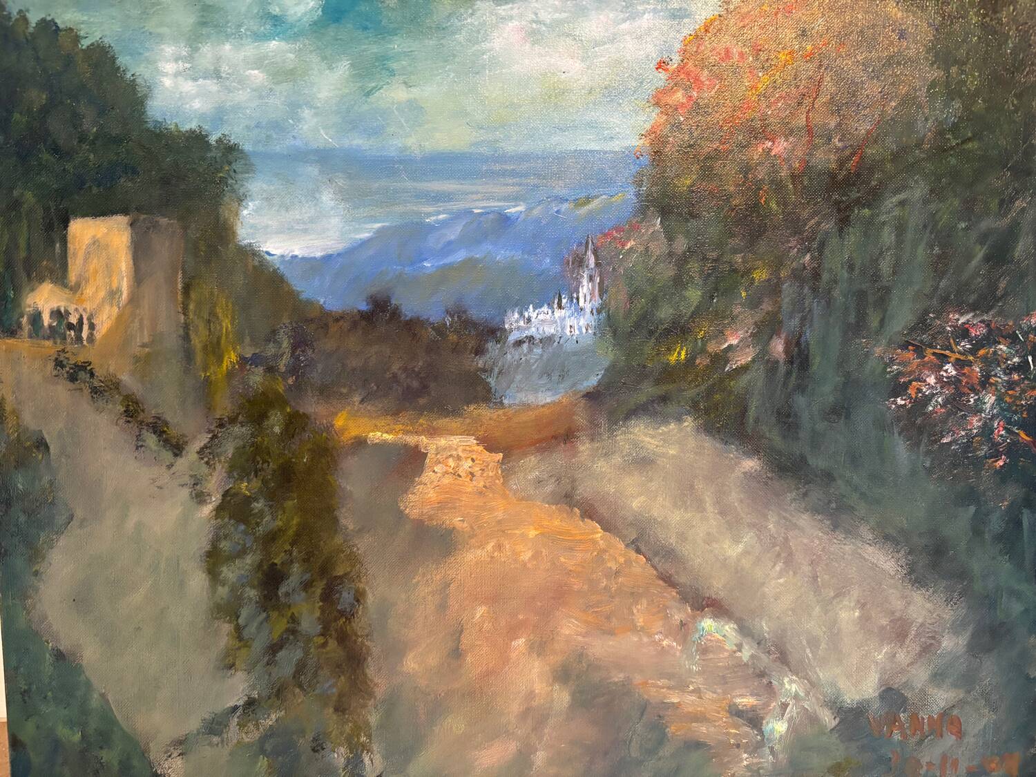 Landscape signed Vanna