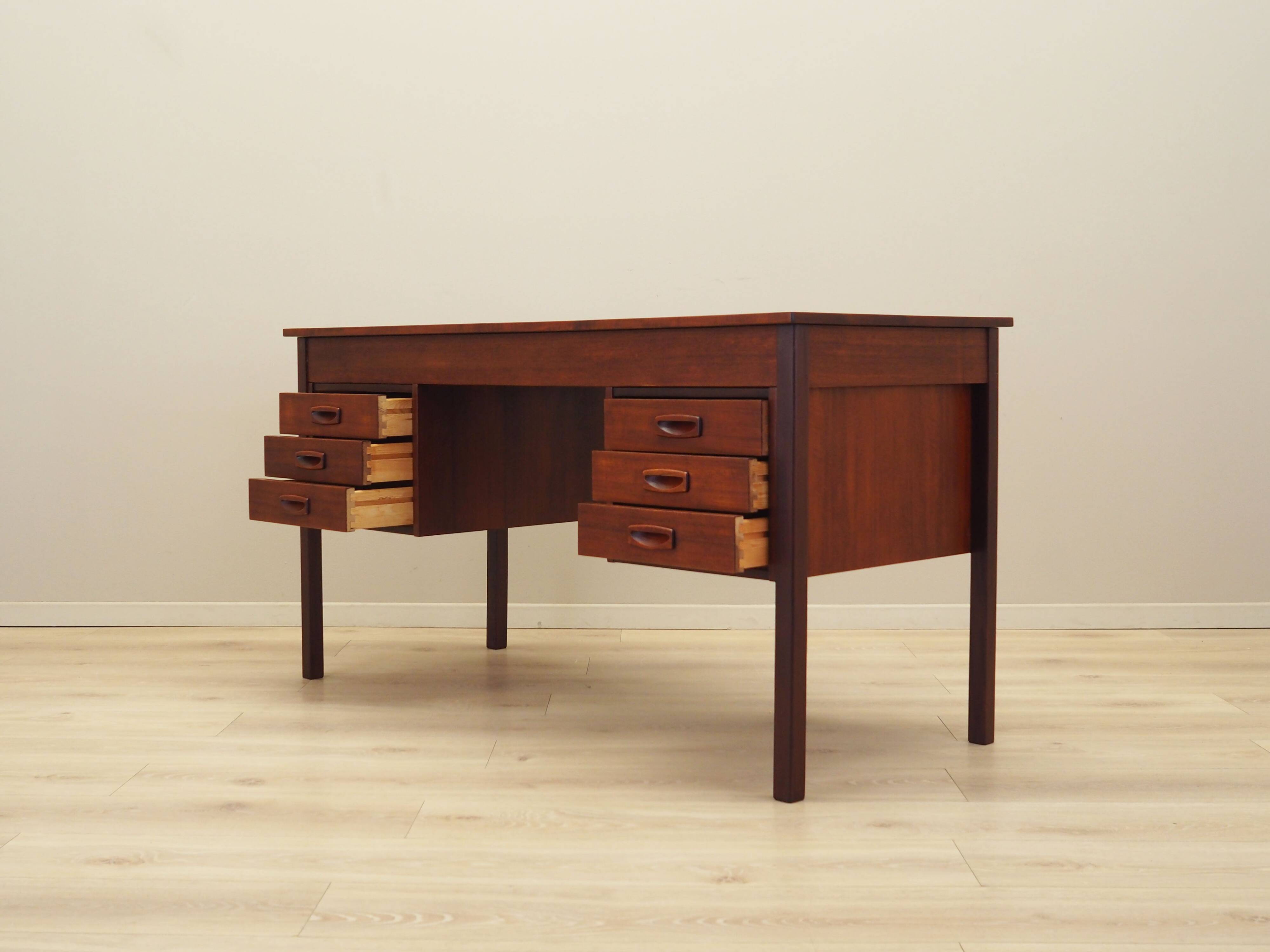 Teak desk, Danish design, 1970s, production: Denmark