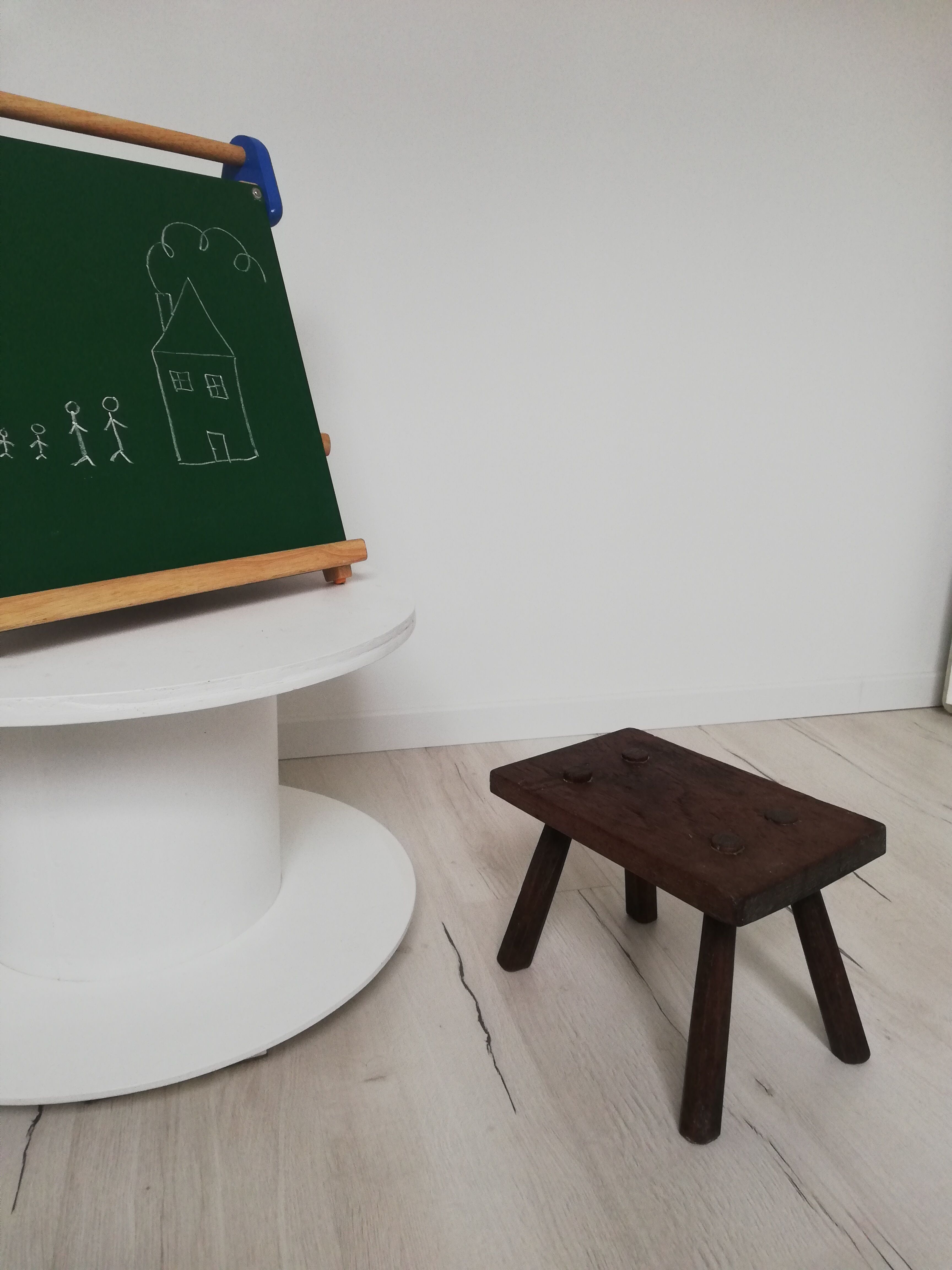 Brutalist milking stool