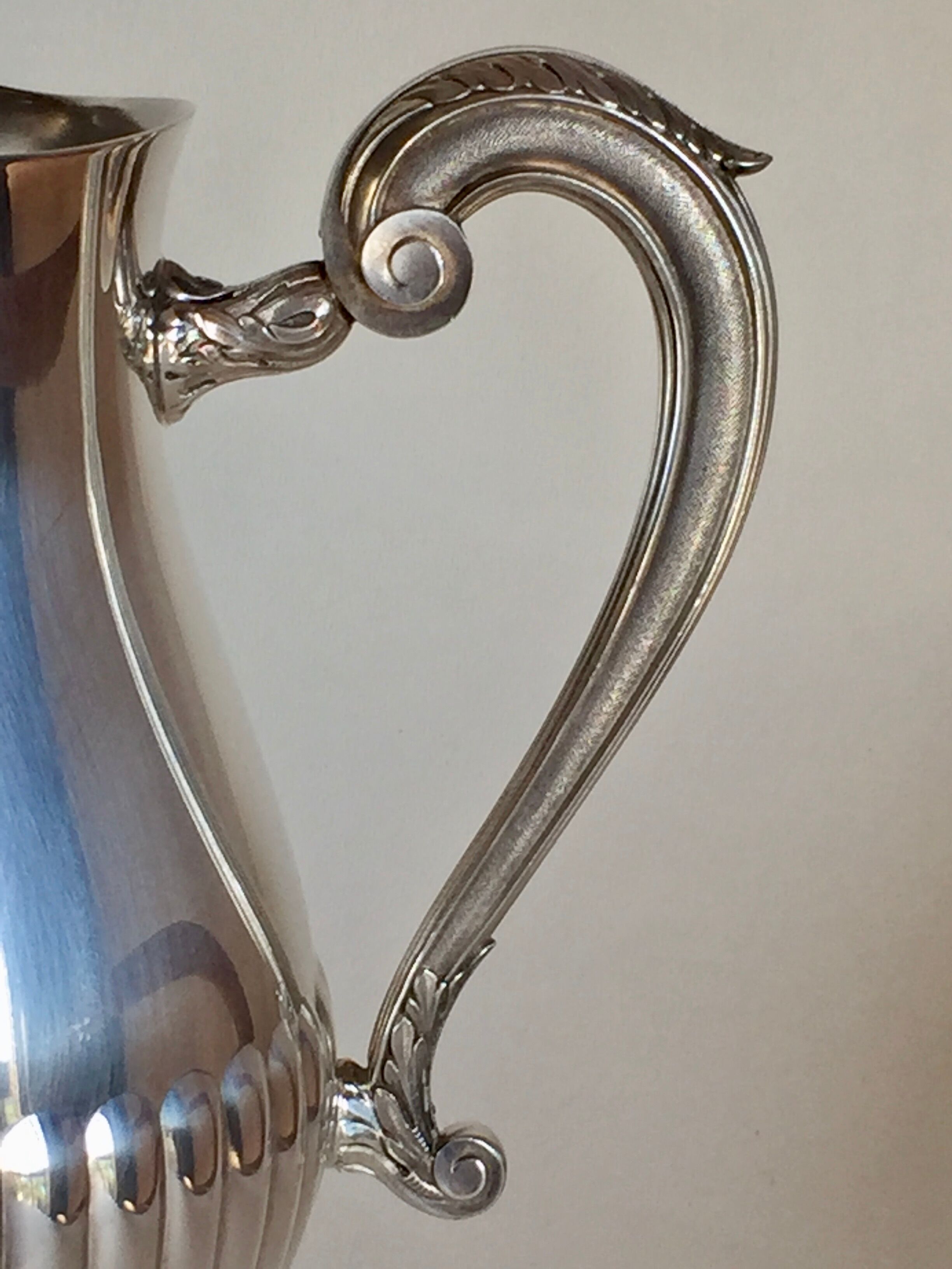 Christofle pitcher silver metal