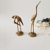 Brass heron duo