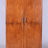 Walnut Bauhaus Wardrobe Made in Czechia by Robert Slezak, 1930-1939