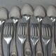 12 spoons & 11 forks Cailar Bayard (Christofle) silver-plated metal D178