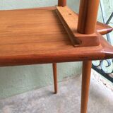 Vintage teak scandinavian pull-out tables