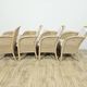 Set of 4 wicker armchairs / Domicil Möbel / Germany/ 1990s.