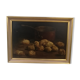 Table oil painting "potatoes"
