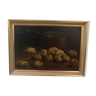 Table oil painting "potatoes"