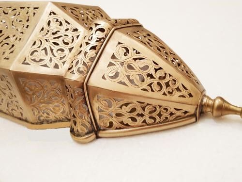 Moroccan Wall Lights Lamp - Handcrafted Copper & Brass Sconce