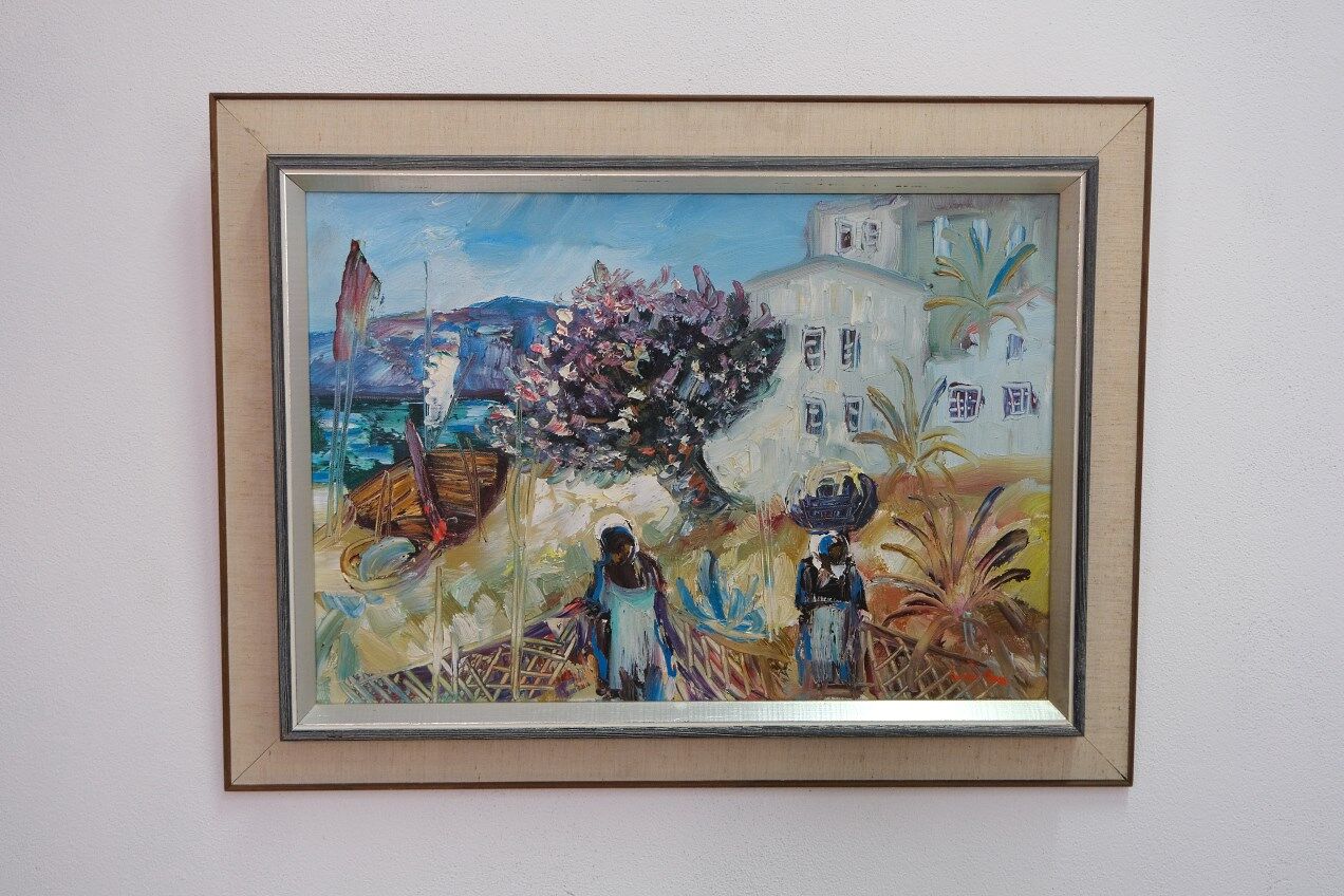 Eric Lo Ohlqvist (Eric Loo), Swedish Modern Painting, Oil on Canvas, 1960s