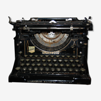 Machine à écrire underwood