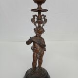 Bougeoirs putti musicians