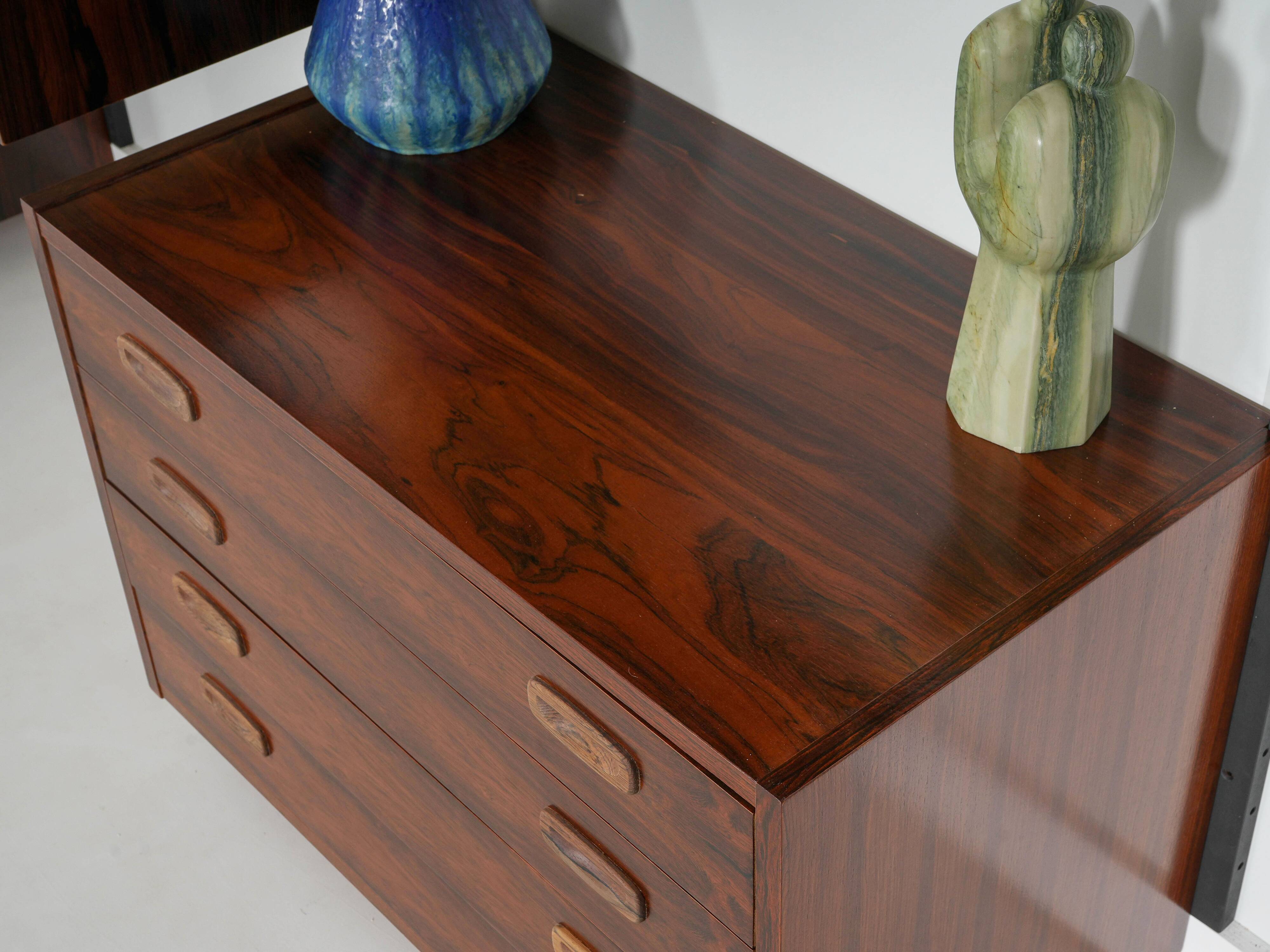 PS System Modular Shelving, Rosewood Veneer, Danish, 1960s