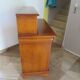 Vintage commode secretary dressing table sliding top 7 drawers cherry wood