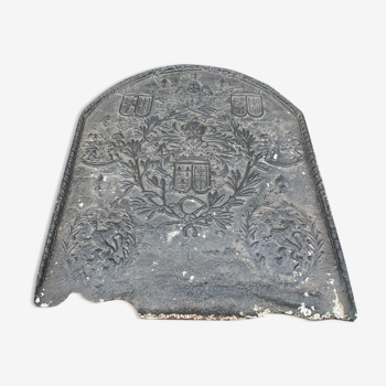 Cast iron fireplace bottom plate XVIII century
