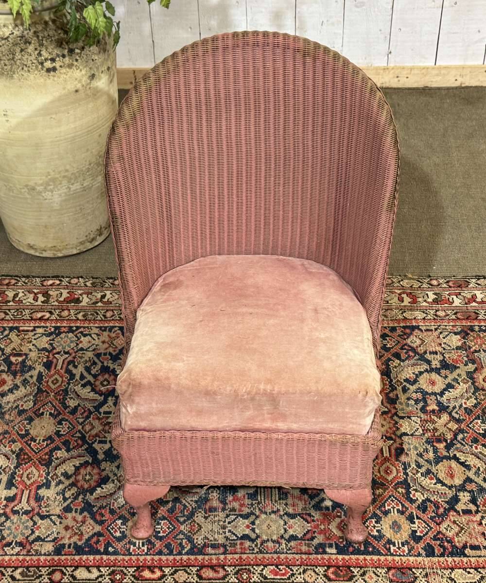 Chauffeuse anglaise de la maison LLOYD LOOM des années 1930
