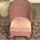 Chauffeuse anglaise de la maison LLOYD LOOM des années 1930