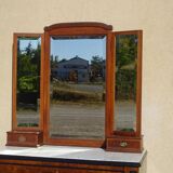 Miroir triptyque époque Art Déco