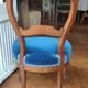 Chaise Louis Philippe tapissée
