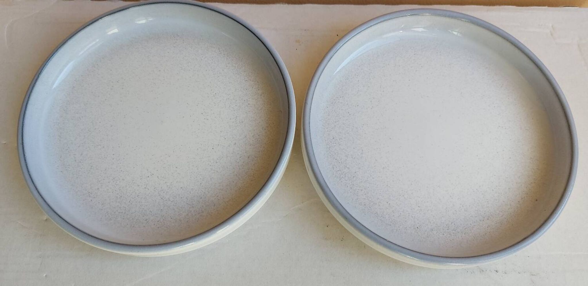 Lot de 2 sous verre en céramique Vintage