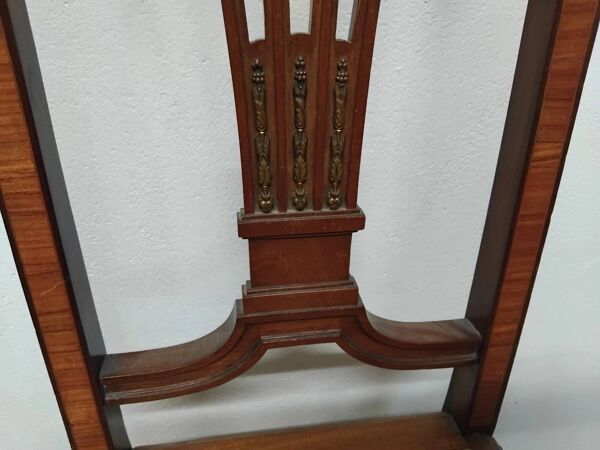 Ancienne Chaise Style Louis XVI Assise Cannée