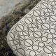 Vintage Togo pouf in brown Liberty print velvet with floral pattern by Ligne Roset (rare)