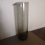 Pitcher / Vase in smoked blown glass - 1960s/1970s