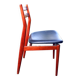 Vintage Scandinavian wooden chair from the 1970s