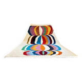 Beni Ourain Rug, Moroccan Abstract Wool Carpet 150/250cm