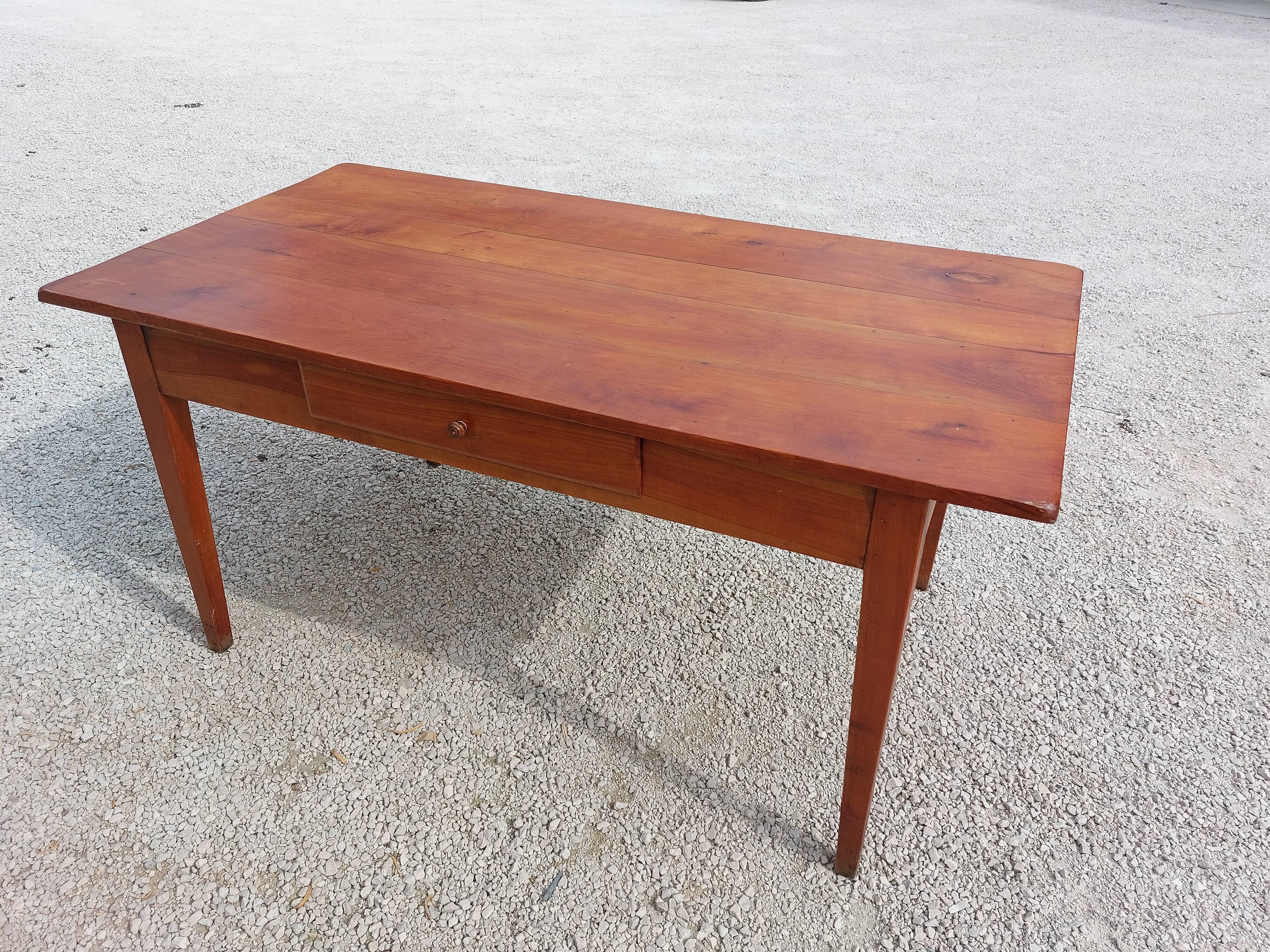 Cherry farm table 19th -1m50
